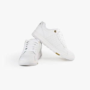 White x Gold Sneaker